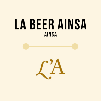 Cerveza L'A BEER Ainsa Beer