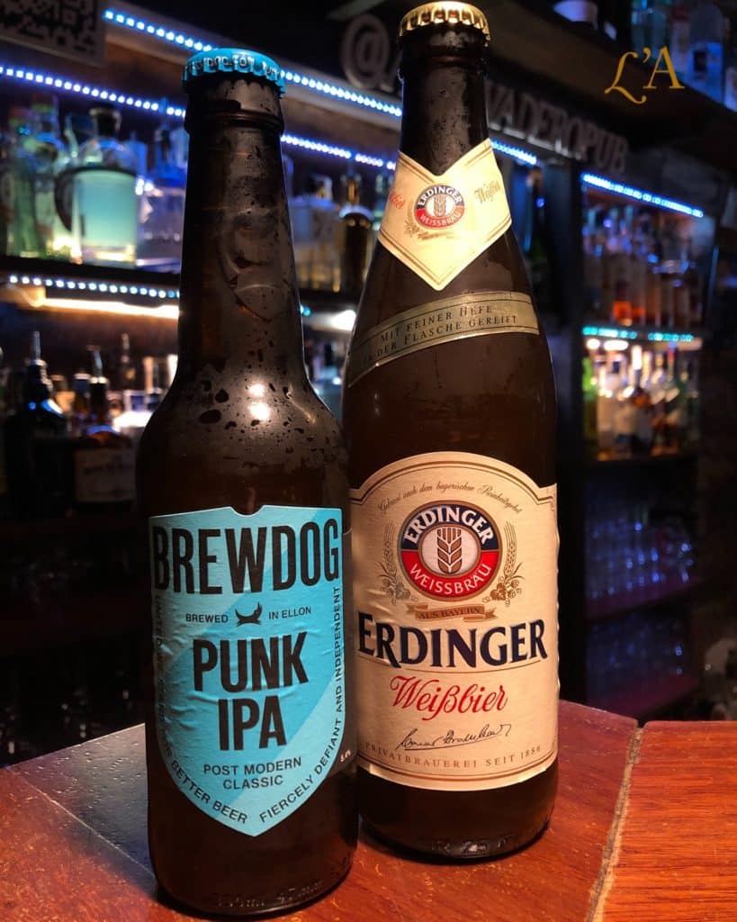 Brewdog Punk IPA & Erdinger Trigo