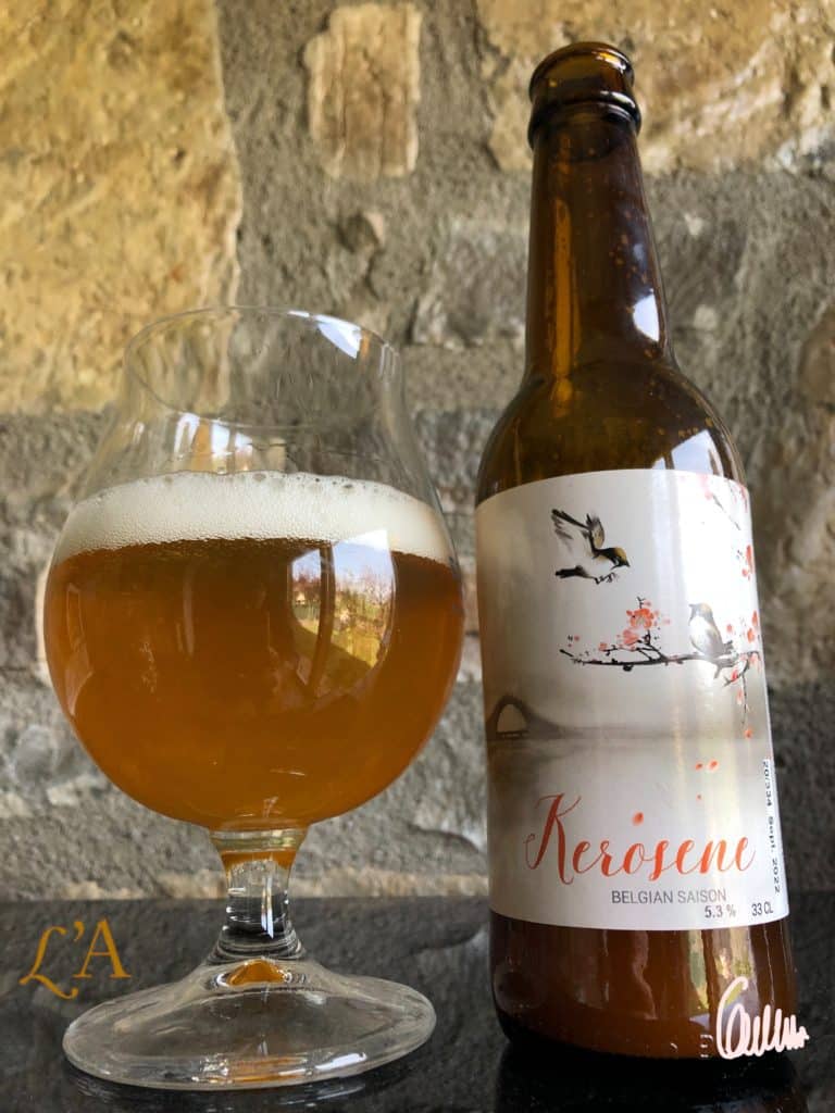 Cerveza La Calavera Kerosene. Una Belgian Saison de Girona