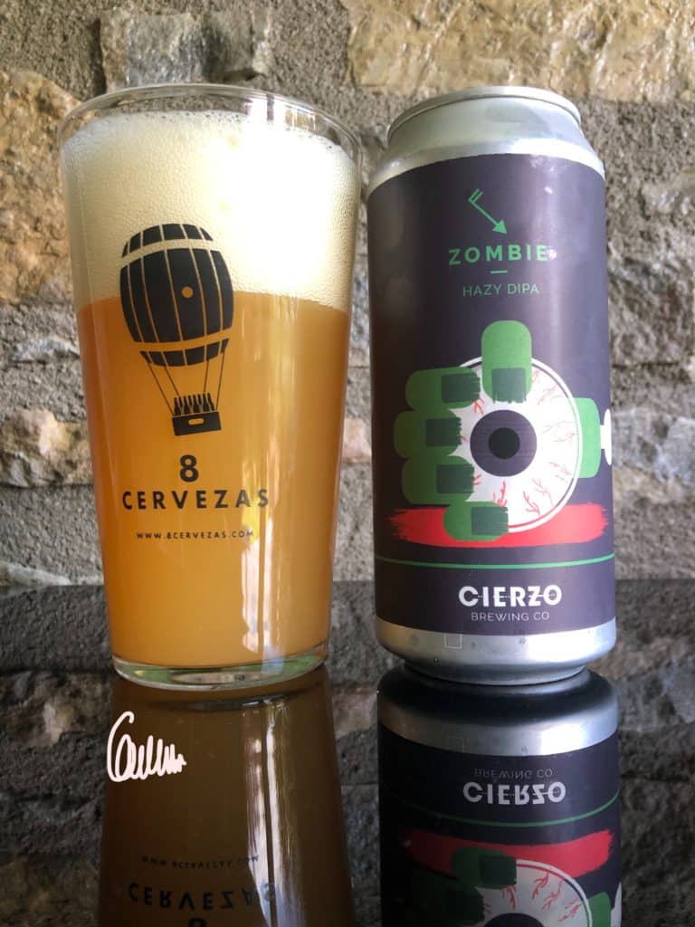 Zombie HAZY DIPA by Cierzo Brewing